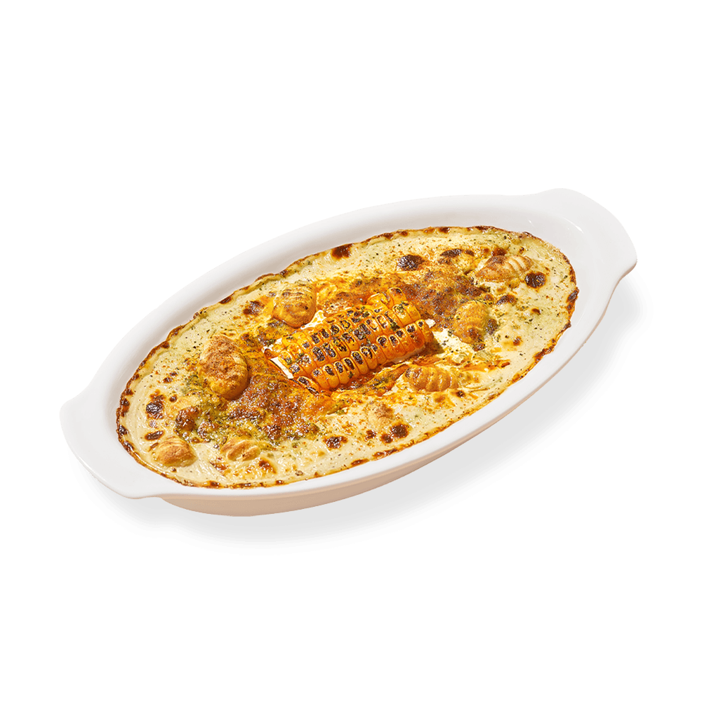 옥수수 바질 치즈크림 뇨끼