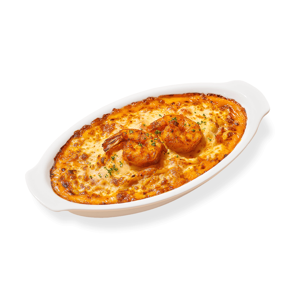 치즈 오븐 쉬림프 로제 파스타