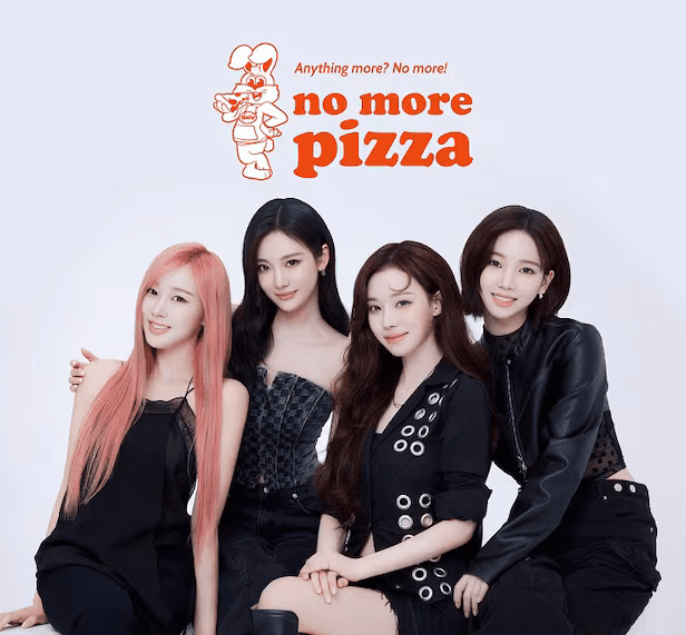노모어피자, 에스파 전속 모델 발탁 브랜드 시너지 예고